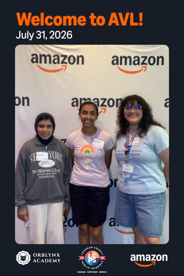 Orblynx students at the Amazon Visitor Landing partnership visit