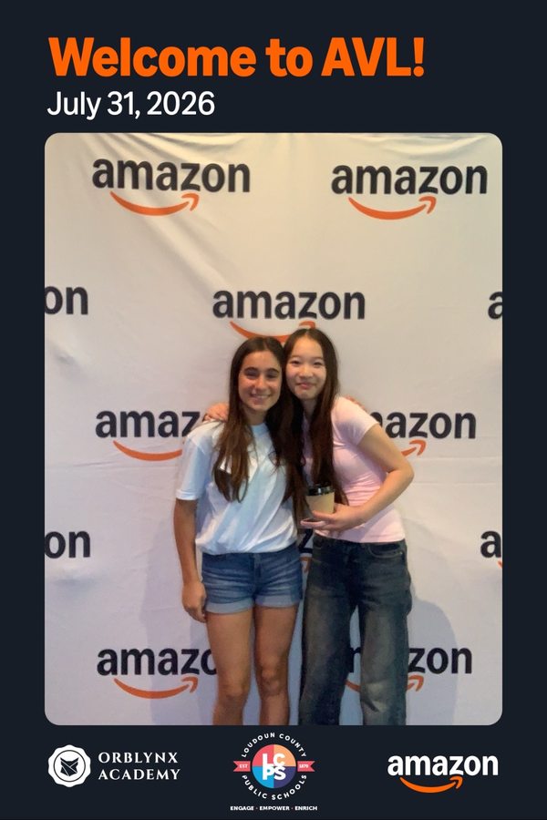 Orblynx students at the Amazon Visitor Landing partnership visit